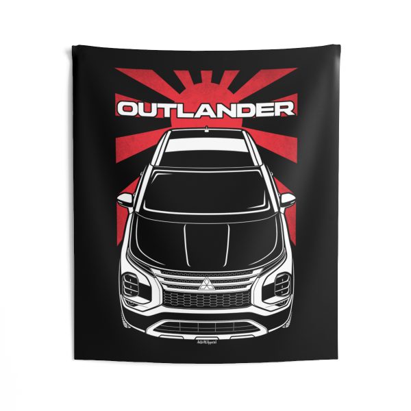 Mitsubishi Outlander 2022-2024 Tapestry - JDM Wall Art 50 x 60 inch by Auto Art Apparel