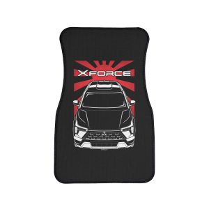 Mitsubishi Xforce 2023-2024 Car Mat - JDM Floor Mats Front Carpet Floor Mats by Auto Art Apparel