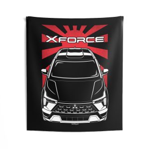 Mitsubishi Xforce 2023-2024 Tapestry - JDM Wall Art 50 x 60 inch by Auto Art Apparel