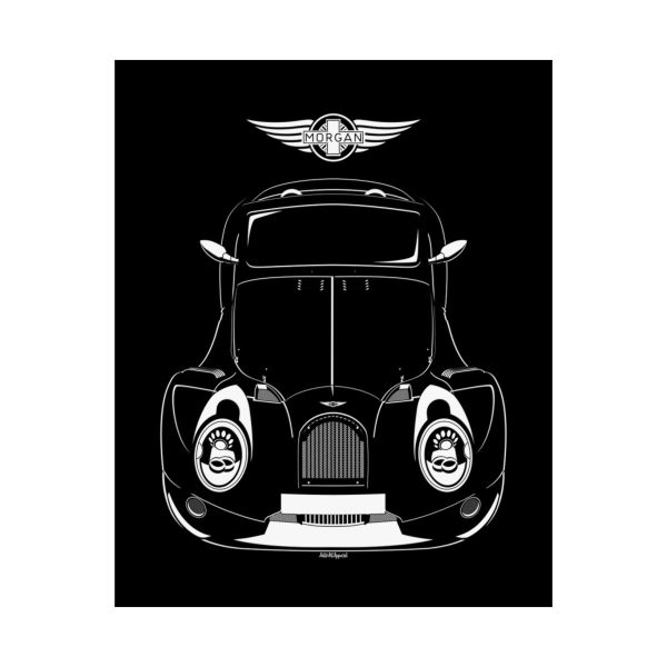 Morgan Aero GT 2016-2018 Poster 16 x 20 inch by Auto Art Apparel