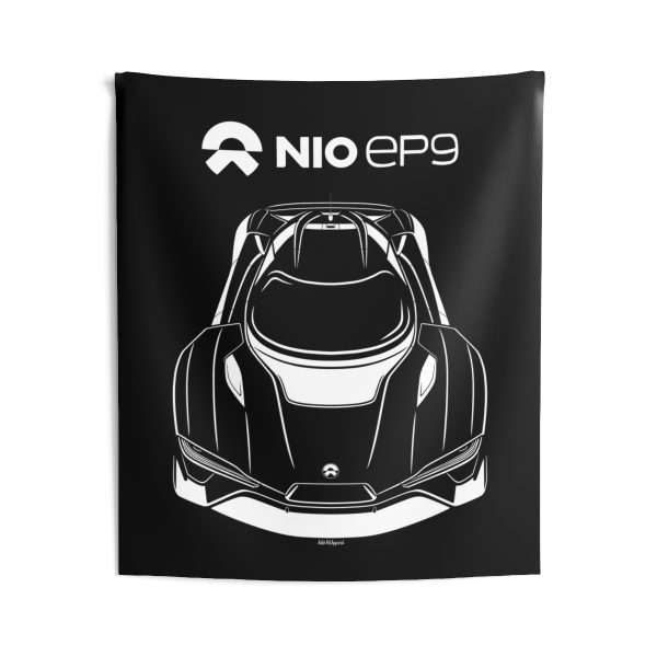 Nio EP9 Tapestry 50 x 60 inch by Auto Art Apparel