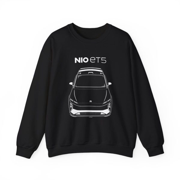 Nio ET5 Crewneck Sweatshirt Black by Auto Art Apparel