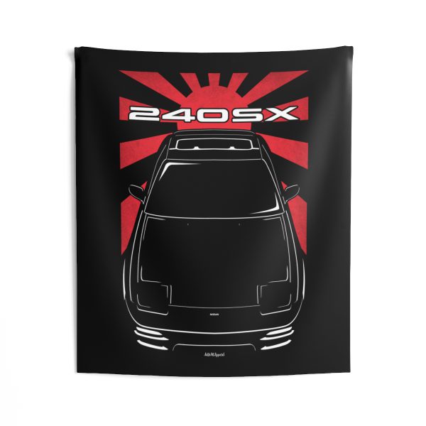 Nissan 240SX SE S13 1989-1994 Tapestry - JDM Wall Art 50 x 60 inch by Auto Art Apparel
