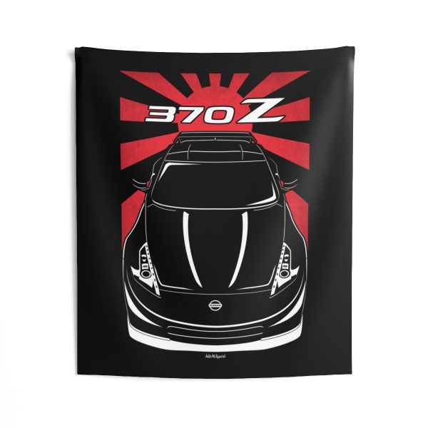 Nissan 370Z Z34 Nismo 2009-2014 Tapestry - JDM Wall Art 50 x 60 inch by Auto Art Apparel