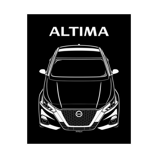 Nissan Altima 2019-2022 Poster 16 x 20 inch by Auto Art Apparel