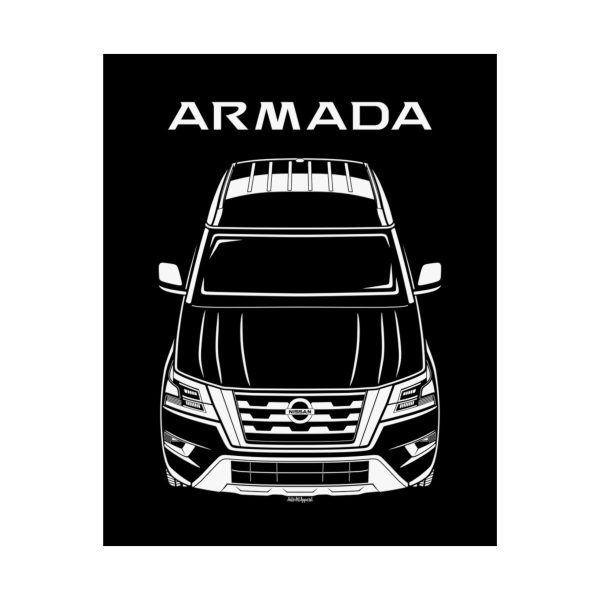 Nissan Armada 2021-2023 Poster 16 x 20 inch by Auto Art Apparel