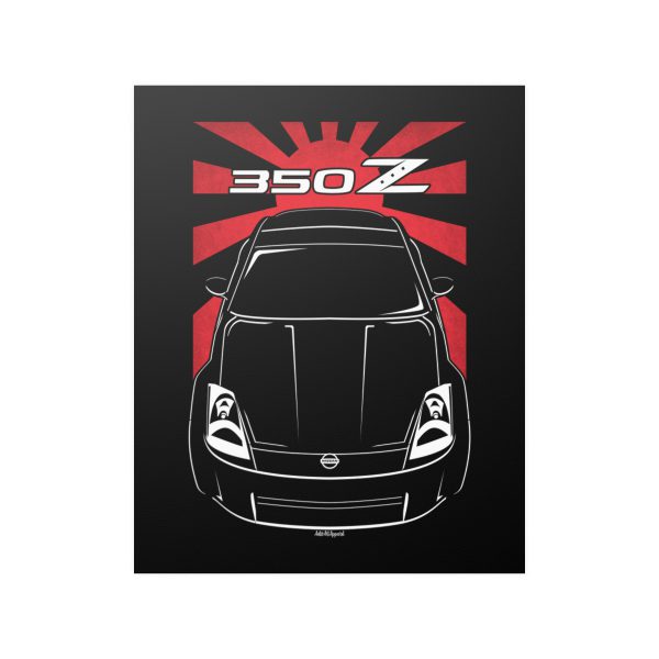 Nissan Fairlady 350Z Z33 2002-2008 Poster - JDM Print 16 x 20 inch by Auto Art Apparel