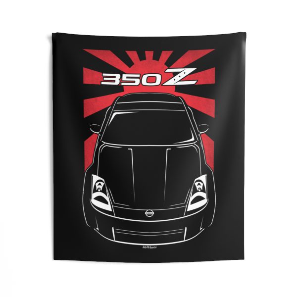 Nissan Fairlady 350Z Z33 2002-2008 Tapestry - JDM Wall Art 50 x 60 inch by Auto Art Apparel