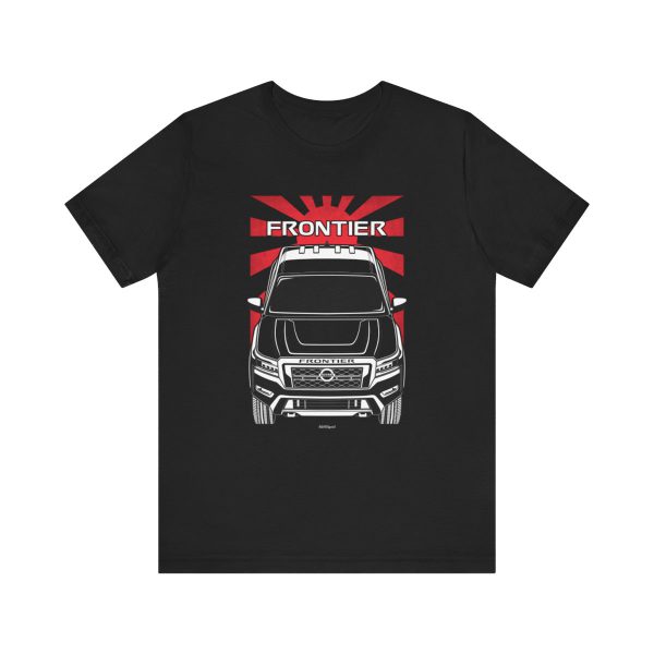 Nissan Frontier 2022-2024 T-shirt - JDM Shirt Black by Auto Art Apparel