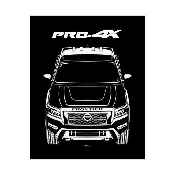 Nissan Frontier PRO4X 2022-2024 Poster 16 x 20 inch by Auto Art Apparel