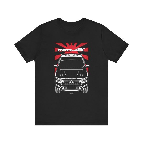 Nissan Frontier PRO4X 2022-2024 T-shirt - JDM Shirt Black by Auto Art Apparel