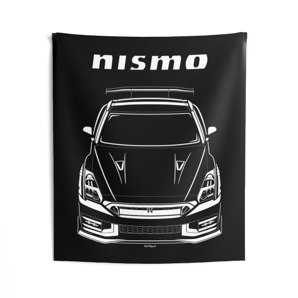 Nissan GT R NISMO 2024 Tapestry 50 x 60 inch by Auto Art Apparel