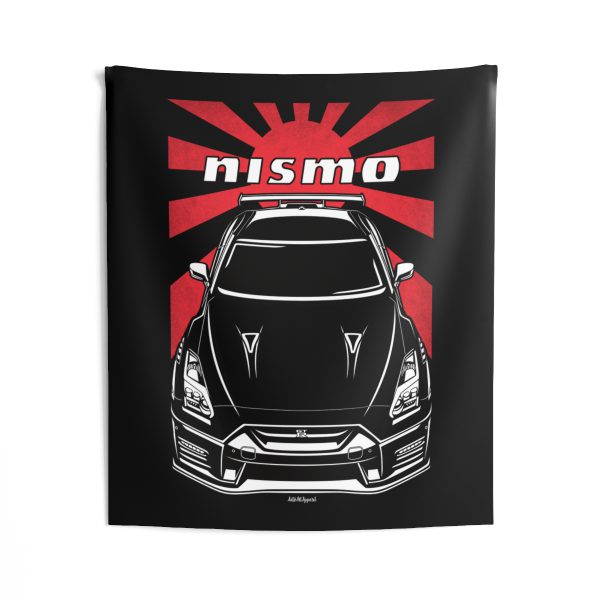 Nissan GT R Nismo R35 2020-2022 Tapestry - JDM Wall Art 50 x 60 inch by Auto Art Apparel
