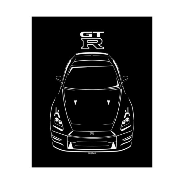 Nissan GTR R35 2007-2016 Body Kit Poster 16 x 20 inch by Auto Art Apparel