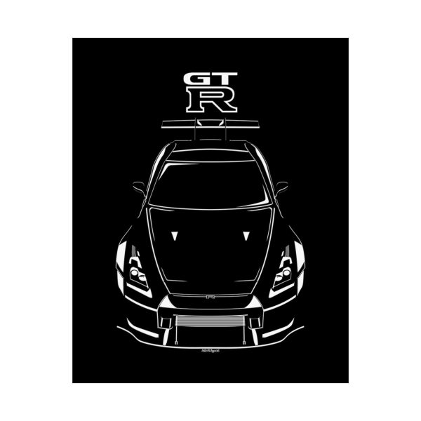 Nissan GTR R35 2017-2021 Poster 16 x 20 inch by Auto Art Apparel