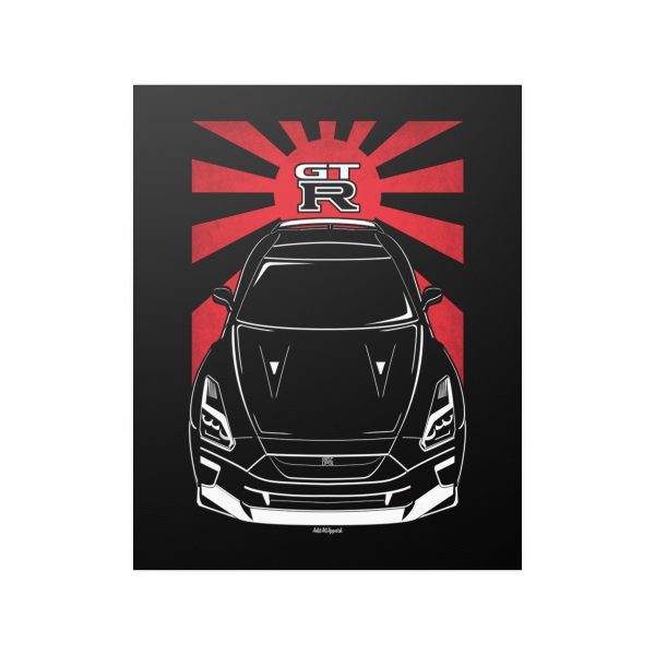 Nissan GTR R35 2017-2021 Poster - JDM Print 16 x 20 inch by Auto Art Apparel