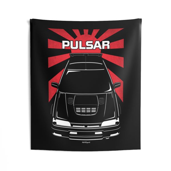 Nissan Pulsar GTI R Tapestry - JDM Wall Art 50 x 60 inch by Auto Art Apparel
