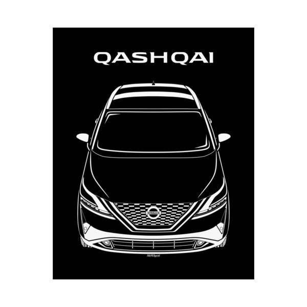 Nissan Qashqai 2022-2024 Poster 16 x 20 inch by Auto Art Apparel