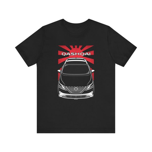 Nissan Qashqai 2022-2024 T-shirt - JDM Shirt Black by Auto Art Apparel