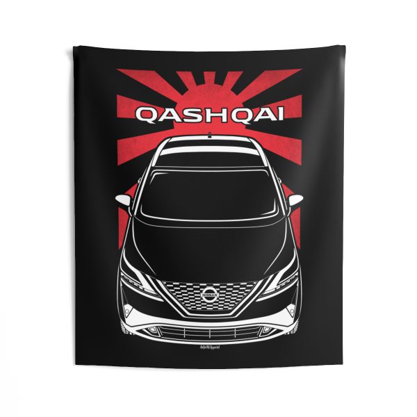 Nissan Qashqai 2022-2024 Tapestry - JDM Wall Art 50 x 60 inch by Auto Art Apparel