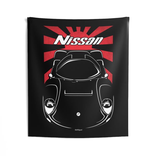 Nissan R380 II Tapestry - JDM Wall Art 50 x 60 inch by Auto Art Apparel