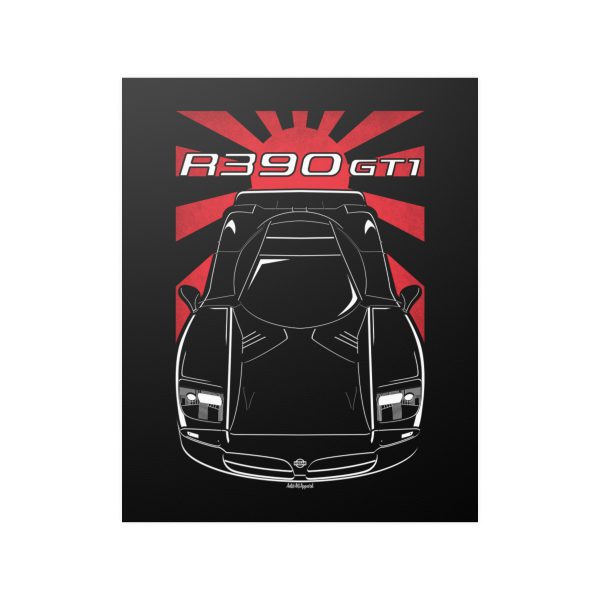 Nissan R390 GT1 Poster - JDM Print 16 x 20 inch by Auto Art Apparel