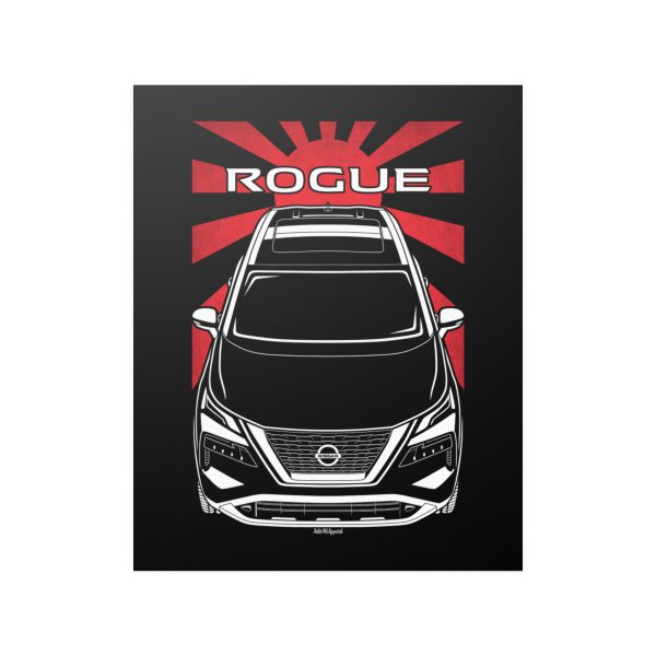 Nissan Rogue 2021-2023 Poster - JDM Print 16 x 20 inch by Auto Art Apparel
