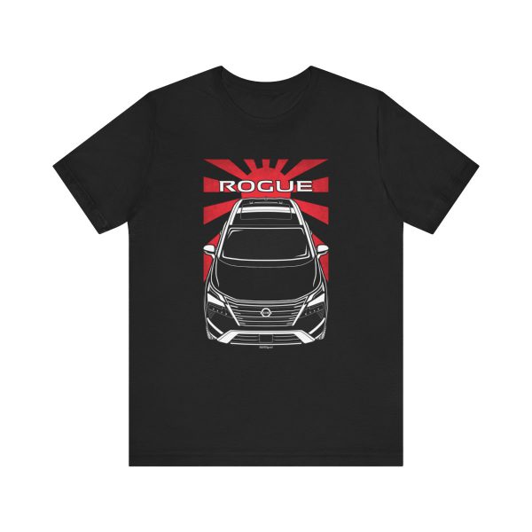 Nissan Rogue 2024 T-shirt - JDM Shirt Black by Auto Art Apparel