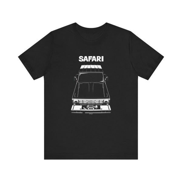 Nissan Safari Turbo 160 1980-1985 T-shirt Black by Auto Art Apparel