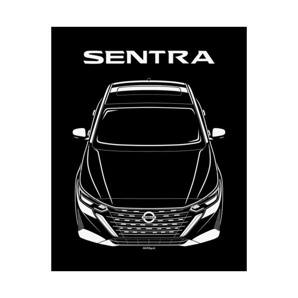 Nissan Sentra 2024 Poster 16 x 20 inch by Auto Art Apparel
