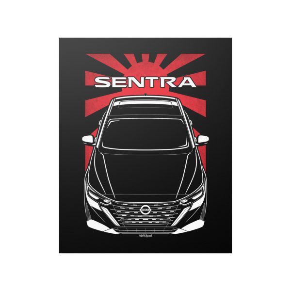 Nissan Sentra 2024 Poster - JDM Print 16 x 20 inch by Auto Art Apparel