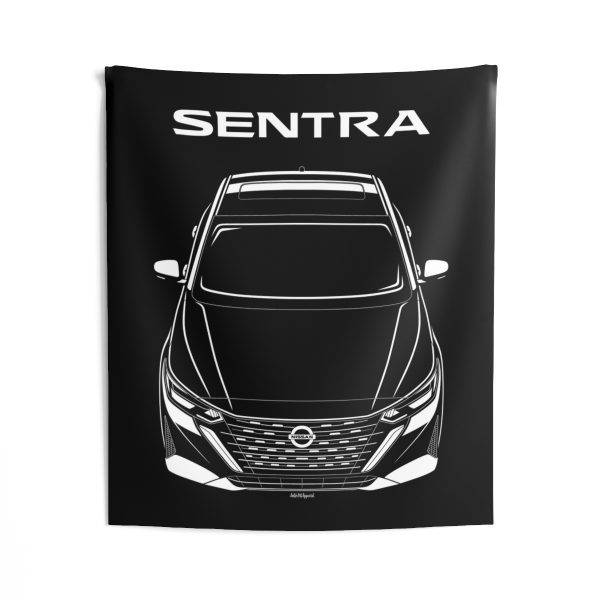 Nissan Sentra 2024 Tapestry 50 x 60 inch by Auto Art Apparel