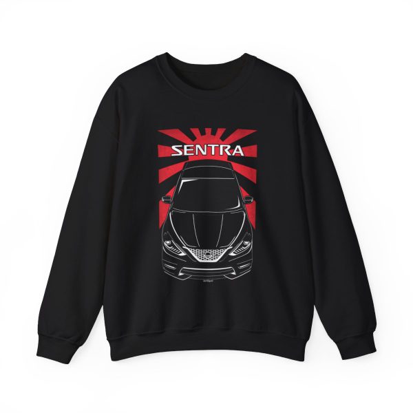Nissan Sentra Nismo Sweatshirt - JDM Crewneck Black by Auto Art Apparel