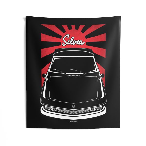 Nissan Silvia 1966-1968 Tapestry - JDM Wall Art 50 x 60 inch by Auto Art Apparel