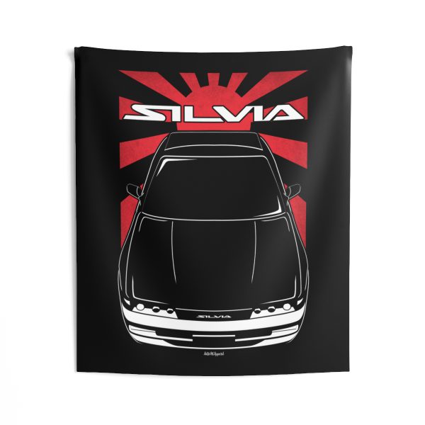 Nissan Silvia S13 1988-1993 Tapestry - JDM Wall Art 50 x 60 inch by Auto Art Apparel