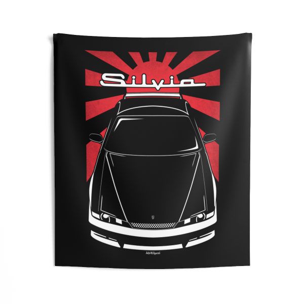 Nissan Silvia S14 1994-1998 Tapestry - JDM Wall Art 50 x 60 inch by Auto Art Apparel