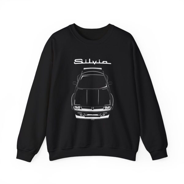 Nissan Silvia S14 Body Kit Crewneck Sweatshirt Black by Auto Art Apparel