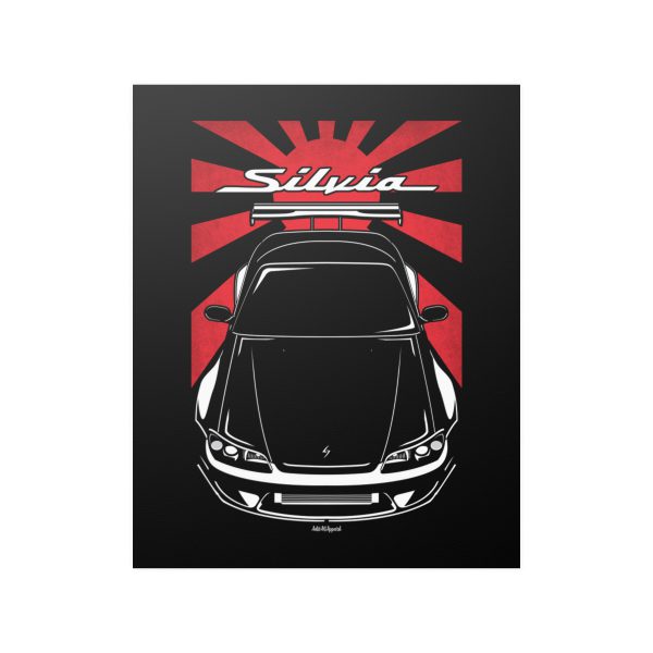 Nissan Silvia S15 Body Kit Poster - JDM Print 16 x 20 inch by Auto Art Apparel
