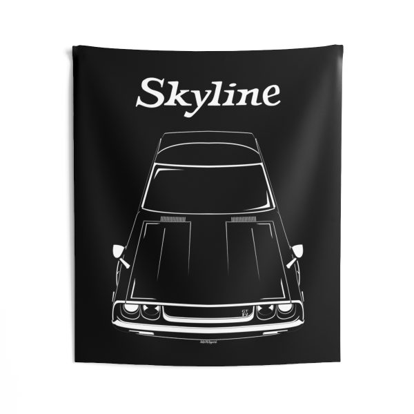 Nissan Skyline 2000 GTR C110 Tapestry 50 x 60 inch by Auto Art Apparel