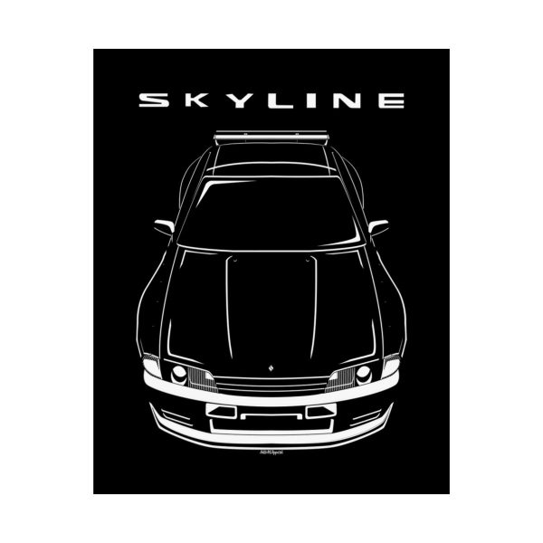 Nissan Skyline GTR V Spec R32 Body Kit Poster 16 x 20 inch by Auto Art Apparel