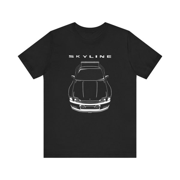 Nissan Skyline GTR V Spec R32 Body Kit T-shirt Black by Auto Art Apparel