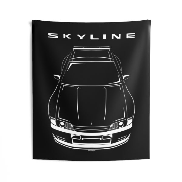 Nissan Skyline GTR V Spec R32 Body Kit Tapestry 50 x 60 inch by Auto Art Apparel