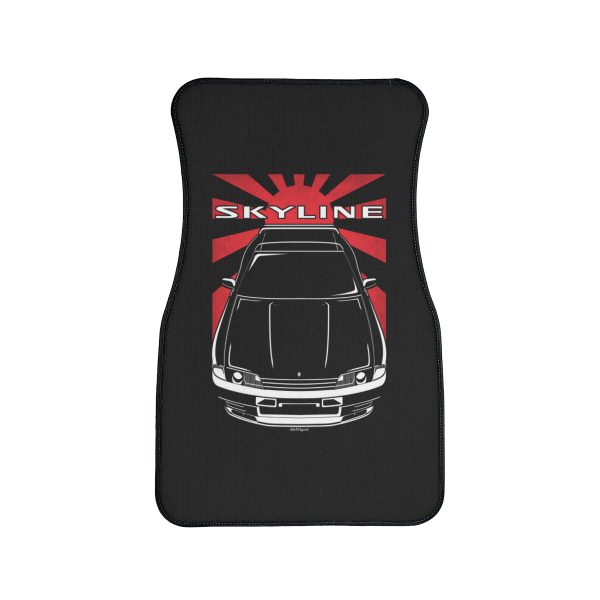 Nissan Skyline GTR V Spec R32 Car Mat - JDM Floor Mats Front Carpet Floor Mats by Auto Art Apparel