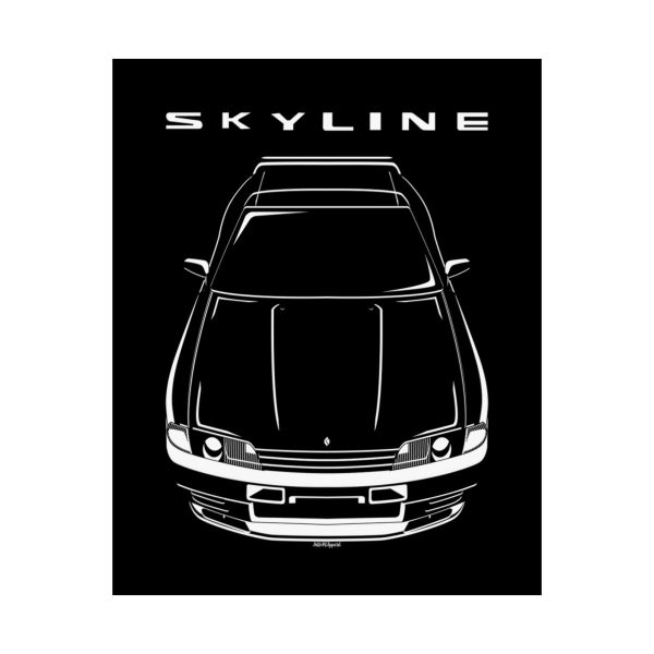 Nissan Skyline GTR V Spec R32 Poster 16 x 20 inch by Auto Art Apparel
