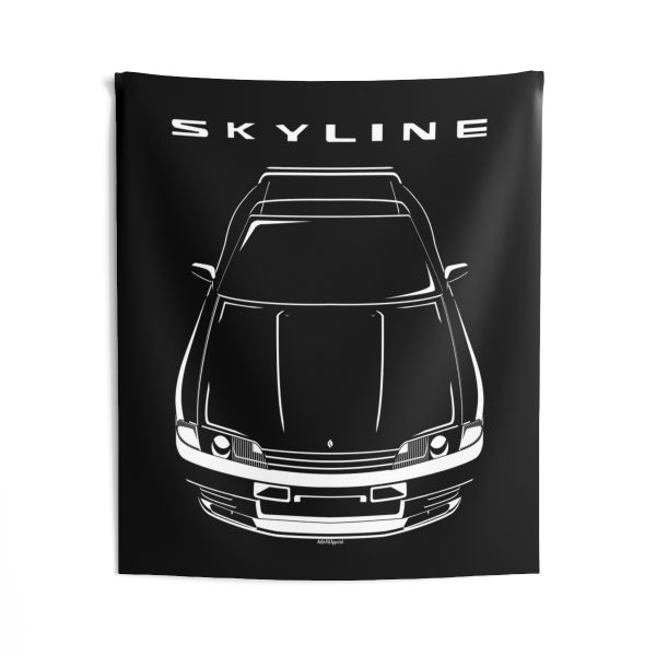 Nissan Skyline GTR V Spec R32 Tapestry 50 x 60 inch by Auto Art Apparel
