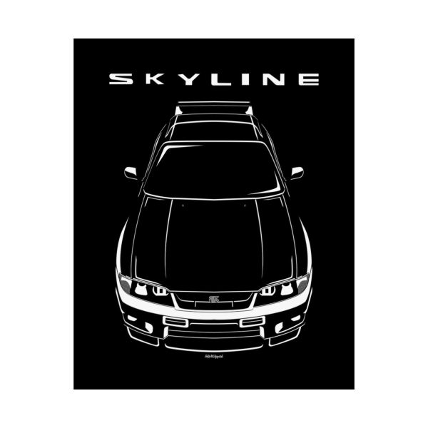 Nissan Skyline GTR V Spec R33 Poster 16 x 20 inch by Auto Art Apparel