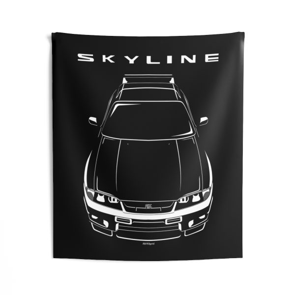 Nissan Skyline GTR V Spec R33 Tapestry 50 x 60 inch by Auto Art Apparel