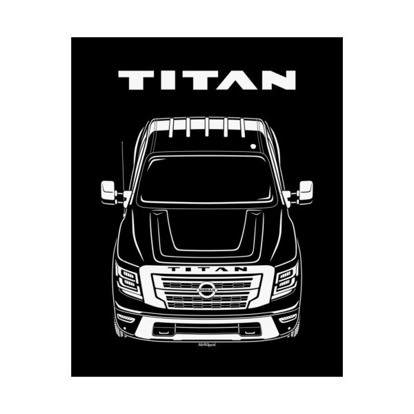 Nissan Titan 2021-2023 Poster 16 x 20 inch by Auto Art Apparel