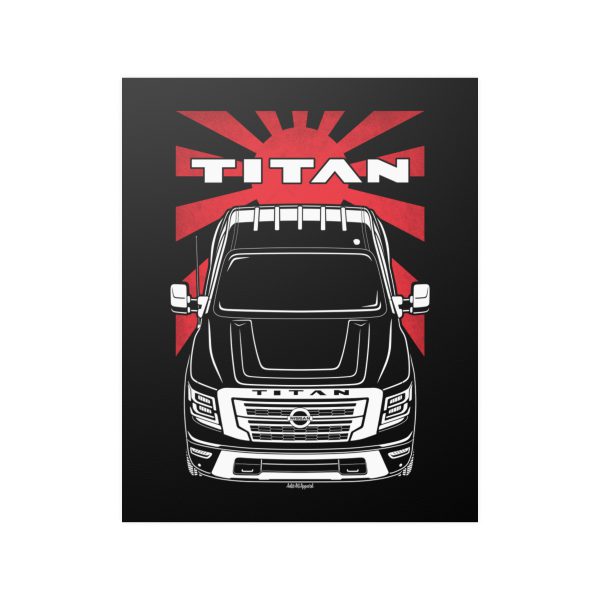 Nissan Titan 2021-2023 Poster - JDM Print 16 x 20 inch by Auto Art Apparel