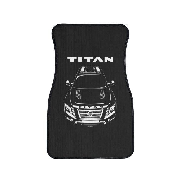 Nissan Titan Warrior Car Mat Front Carpet Floor Mats by Auto Art Apparel